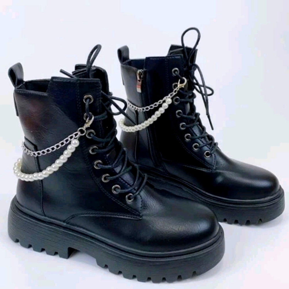 2pc Faux Pearl Boot/Shoe Chain